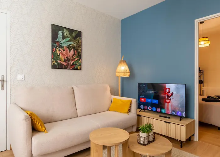 Lägenhet Cote Cour - 9 Min Des Sanctuaires - Moderne & Equipe - Jusqu'a 4 Couchages